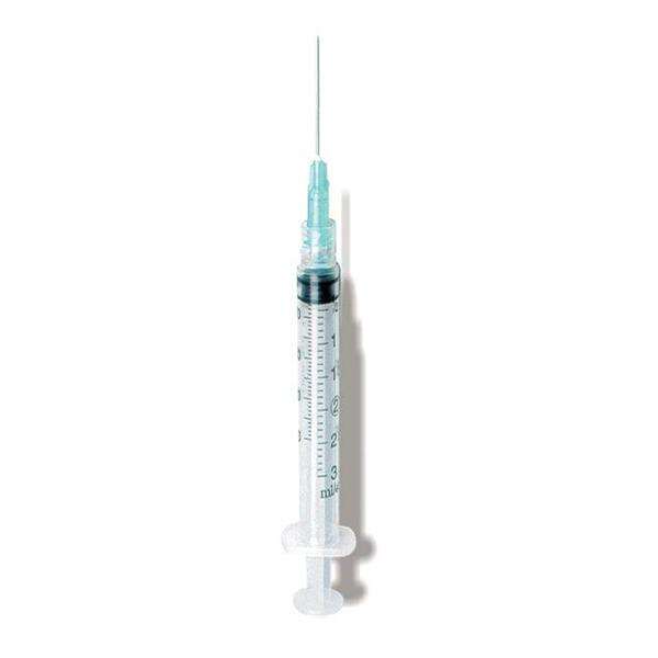 Syringe/Needle 3cc Luer Lock 18gx1-1/2